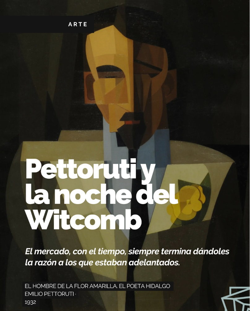 Pettoruti y la noche del Witcomb